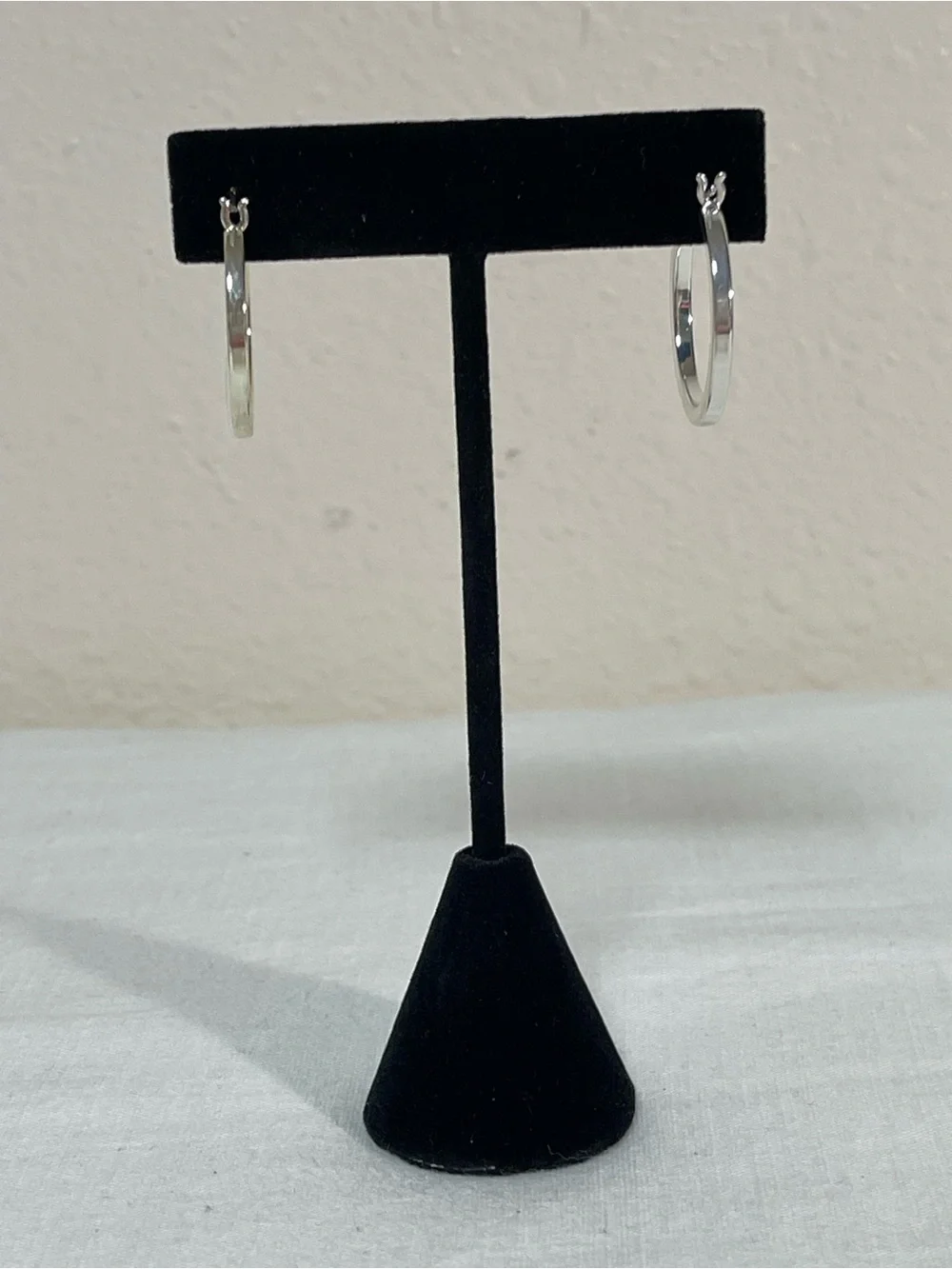 Napier Silver Polished Hoop Earrings